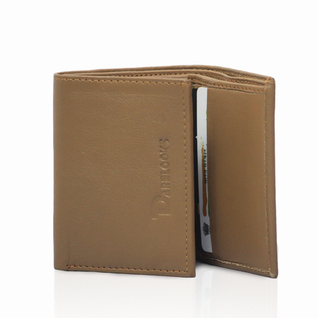 "Keep all your cards organized with this sleek brown leather holder featuring 9 compartments. Compact, stylish, and perfect for everyday use."